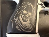 Magnum Research Desert Eagle Grim Reaper Mark XIX .50 AE 6” White Distressed - 3 of 6