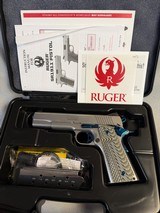 Ruger SR1911 .45 Auto 5” Stainless/Cobalt Talo Exclusive - 1 of 11