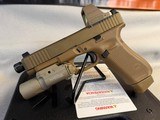 Glock 47X MOS TB 9mm FDE Shark Coast Tacticle Olight Surefire - 4 of 7