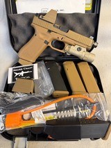 Glock 47X MOS TB 9mm FDE Shark Coast Tacticle Olight Surefire - 1 of 7