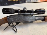 Remington 7600 30-06 SPRG pump w/scope wood engraved - 3 of 17
