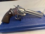 Colt Python .357 mag 6” Stainless Steel wood grips Blem - 5 of 10
