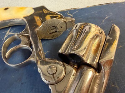 Smith & Wesson Safety Hammerless .38 S&W,Nickeled - Image 12 of 13