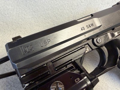 Heckler & Koch HK USP V1 .40 S&W Streamlight TLR-1 - Image 3 of 10