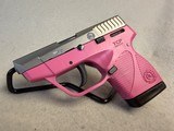 Taurus TCP PT-738 .380 ACP Pink Black - Image 1 of 4