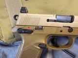 FN FNX-45 Tactical .45 ACP FDE w/bag - 8 of 11