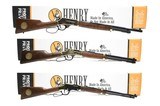 Henry Wisconsin First Strike Edition 3 Gun matched serial set #63