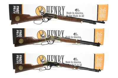 Henry Wisconsin First Strike Edition 3 Gun matched serial set #63