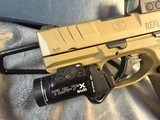FN America Reflex 9mm FDE Holosun, Streamlight - Image 2 of 13