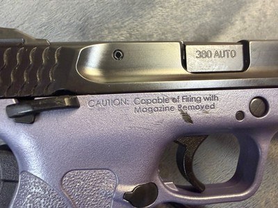 Smith & Wesson Shield EZ .380 ACP Orchid Black - Image 7 of 10