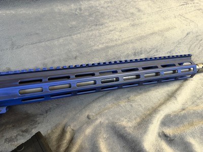 Great Lakes Firearms GLFA GL-15 .223 Wylde Battleworn Royal Blue - Image 3 of 8