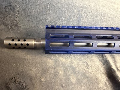 Great Lakes Firearms GLFA GL-15 .223 Wylde Battleworn Royal Blue - Image 8 of 8