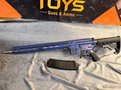 Great Lakes Firearms GLFA GL-15 .223 Wylde Battleworn Royal Blue - Image 5 of 8