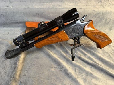 Thompson Center Contender G1 .222 Rem 10” Cougar Leupold M8 - Image 8 of 16