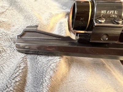 Thompson Center Contender G1 .222 Rem 10” Cougar Leupold M8 - Image 13 of 16