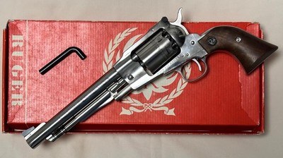 RUGER Bicentennial Old Army Stainless boxed revolver.