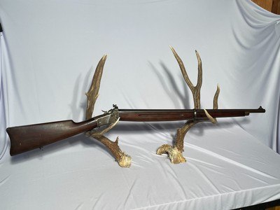 Rare U.S. Marked WINCHESTER Model 1885 .22 Cal. WINDER Training C&R Musket-Riflew/ U.S. Ordnance Flaming Bomb Marks