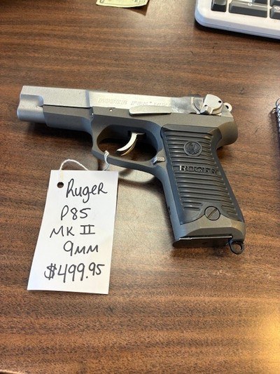 RUGER MODEL P85 MK2 9MM