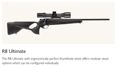 Blaser R8 Ultimate - 300 Win Mag w Swarovski Z6i and 6.5 Creedmoor w Leupold VX-5