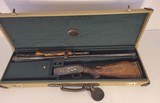 Winchester model 12 12 gauge
trap stock Engraved with silver inlay - 1 of 20