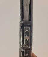 Winchester model 12 12 gauge
trap stock Engraved with silver inlay - 14 of 20