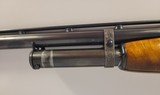 Winchester model 12 12 gauge
trap stock Engraved with silver inlay - 18 of 20