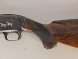 Winchester model 12 12 gauge
trap stock Engraved with silver inlay - 12 of 20