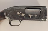 Winchester model 12 12 gauge
trap stock Engraved with silver inlay - 8 of 20