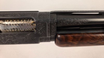Winchester Model 1212 gaugeCYL26" veny ribFully Engraved1959Make Offer - Image 17 of 19