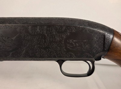 Winchester Model 1212 gaugeCYL26" veny ribFully Engraved1959Make Offer - Image 5 of 19