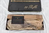Browning SA 22 Belgium Grade III Made in 1961 Brand New In Box Never Put together - 4 of 12