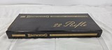 Browning SA 22 Belgium Grade III Made in 1961 Brand New In Box Never Put together - 2 of 12