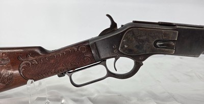 Winchester 1873 Saddle Ring Carbine44 WCF 1882 - Image 3 of 20