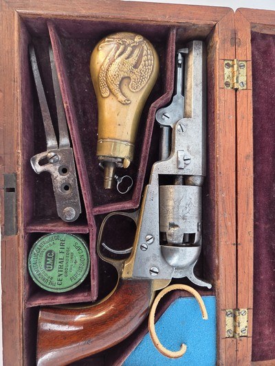 Colt 1849 Pocket 31 cal Cased 2 Boxed pistols - Image 2 of 15