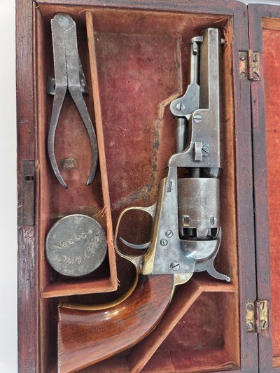 Colt 1849 Pocket 31 cal Cased 2 Boxed pistols - Image 3 of 15