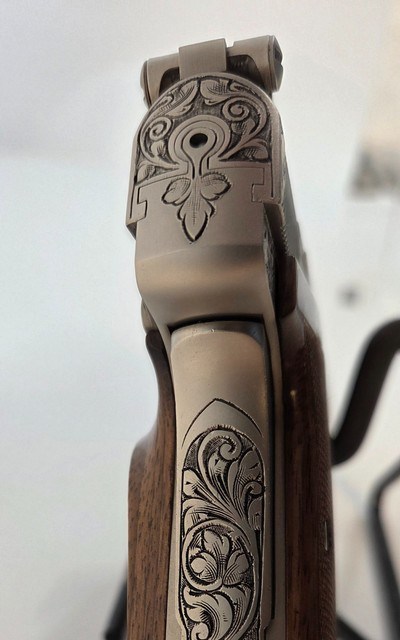 Browning RenaissanceBelgium 380 ACP fancy carved wood grips as new condition - Image 5 of 11