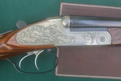 Rare Find: Merkel Model 280 SL Sidelock Side-by-Side – 28 Gauge - Image 2 of 19