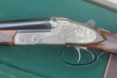 Rare Find: Merkel Model 280 SL Sidelock Side-by-Side – 28 Gauge - Image 3 of 19