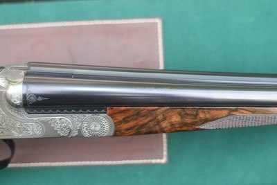 Rare Find: Merkel Model 280 SL Sidelock Side-by-Side – 28 Gauge - Image 9 of 19