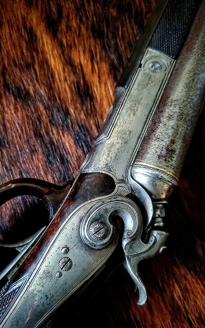 Antique - Jacob Sackreuter 16ga Hammer Double Barrel Shotgun - Image 6 of 14