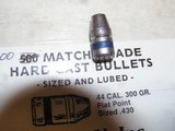 BULL-X 44 cal cast/lubed 44 mag match grade bullets - 3 of 3