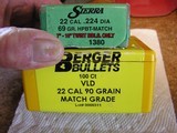 Unopened box of Berger 90 gr .22 match..Plus - 1 of 2