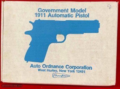 NIB AUTO ORDNANCE 1911-A1 45ACP