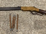 New Haven Arms 1860 Henry 1st. Model 44 RF Rifle, Engraved - 1 of 15
