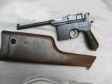 MINT EARLY MAUSER C96 BROOMHANDLE RIG MATCHED STOCK! - 1 of 15