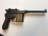 MINT PRUSSIAN MAUSER BROOMHANDLE WITH STOCK AND HARNESS - 13 of 15