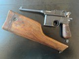 SUPERB MAUSER BROOMHANDLE C96 IMPERIAL WWI RIG - 1 of 15