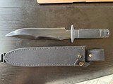 Rare SOG “Midnight Tiger Shark” Bowie knife ANIB - 5 of 6