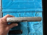 BEAUTIFUL SILVER
ENGRAVED GALESI PISTOL CASED - 9 of 14
