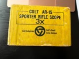 RARE EARLY COLT SP1 SCOPE 3x20 YELLOW BOX - 3 of 15